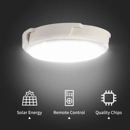 چراغ خورشیدی سقفی مدل CIR-HY013 ظرفیت 200 وات