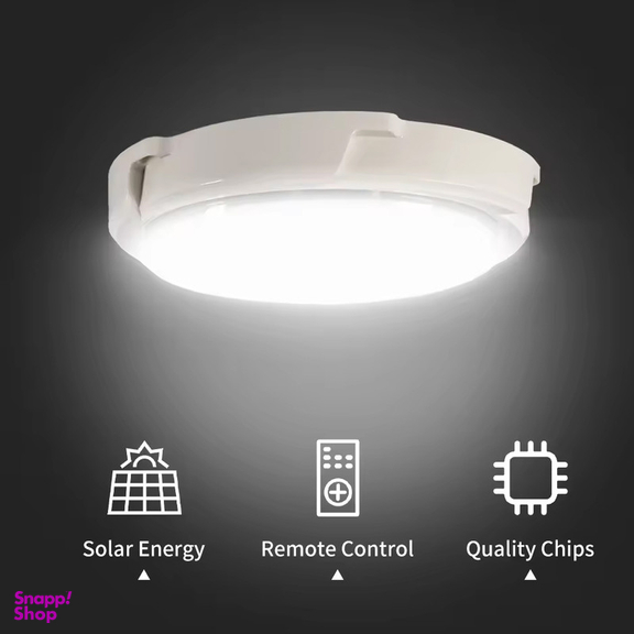 چراغ خورشیدی سقفی مدل CIR-HY013 ظرفیت 200 وات