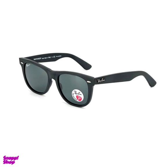 عینک آفتابی ری بن مدل ویفر 2140 پلاریزه رنگ مشکی