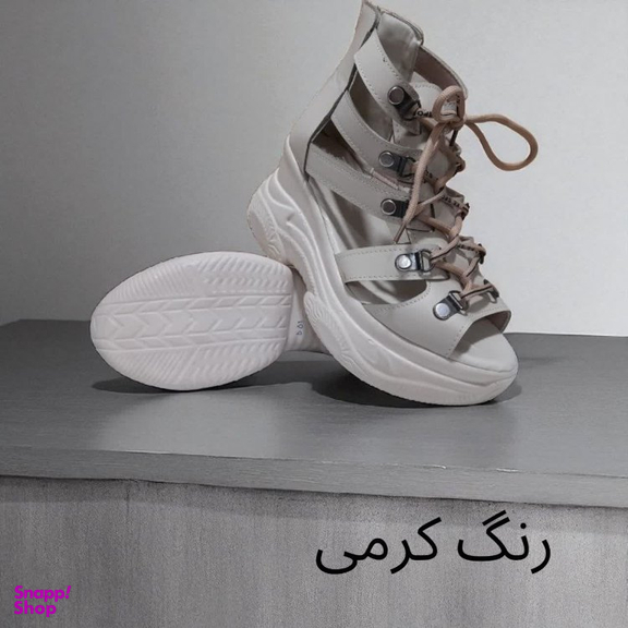 صندل زنانه کد 30001 رنگ سفید