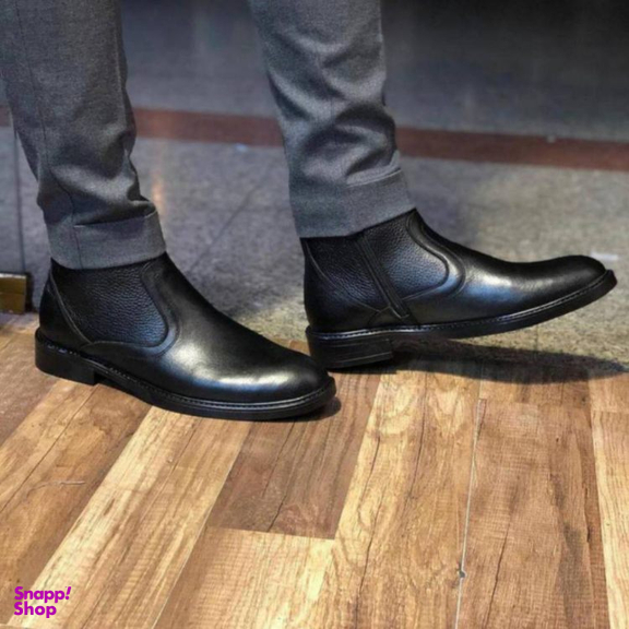 نیم بوت مردانه سهند چرم مدل پویا