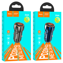 شارژر فندکی 20 وات هوکو مدل Z46A USB QC3.0 PD20W