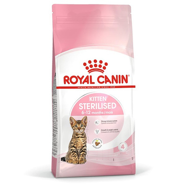 غذای خشک بچه گربه رویال کنین عقیم شده مدل Kitten Sterilised وزن 2000 گرم