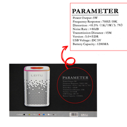 اسپیکر بلوتوثی قابل حمل لیتو مدل LK-49