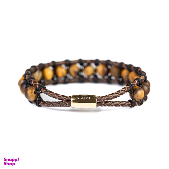 دستبند مردانه الون مدل تایگر چوبی کد P08006015010A