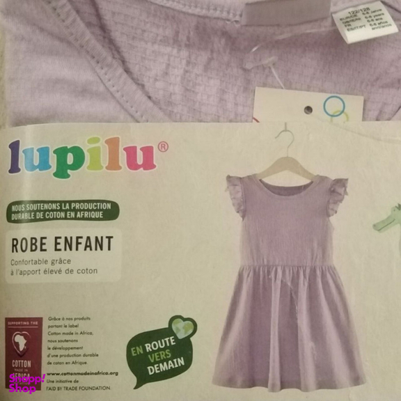 پیراهن آستین کوتاه دخترانه لوپیلو مدل b0075