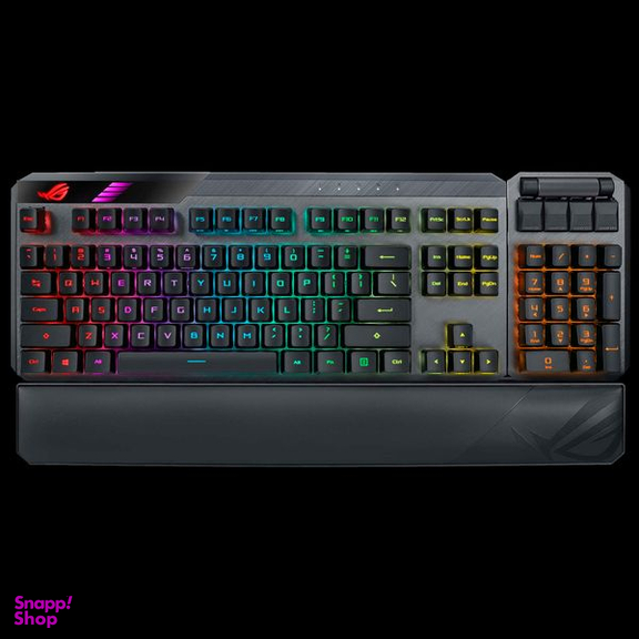 کیبورد بی سیم مخصوص بازی ایسوس مدل ROG Claymore II Aura RGB