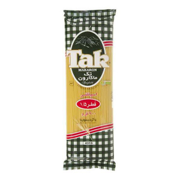 اسپاگتی قطر 1.5 با آرد سمولینا تک ماکارون وزن 700 گرم