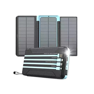 پاوربانک سولار مولتی کابل پاورلوژی مدل PPBCHA70 ظرفیت 16000 میلی آمپر ساعت