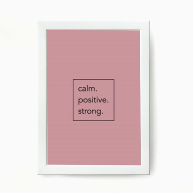 تابلو مدل مینیمال انگیزشی صورتی کد 06