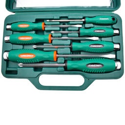 پیچ گوشتی ضربه خور جانزوی مدل D70PP07S مجموعه 7 عددی