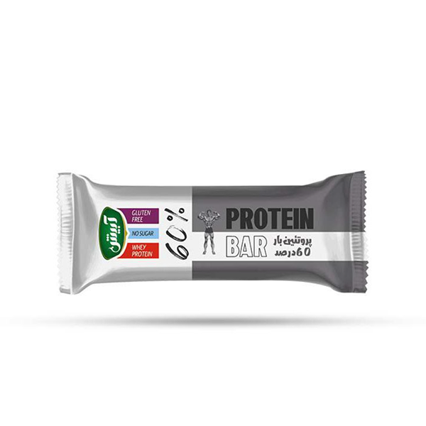 وی پروتئین بار 60% آبیش وزن 25 گرم