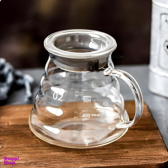 سرور رنج قهوه مدرج مدل COFFEE POT سایز 2 ظرفیت 600 میلی لیتر