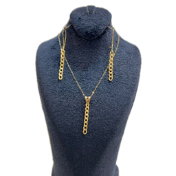 نیم ست طلا 18 عیار زنانه مدل کارتیه کد D100015