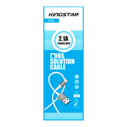 کابل USB به Lightning کینگ استار مدل K72i طول 1 متر
