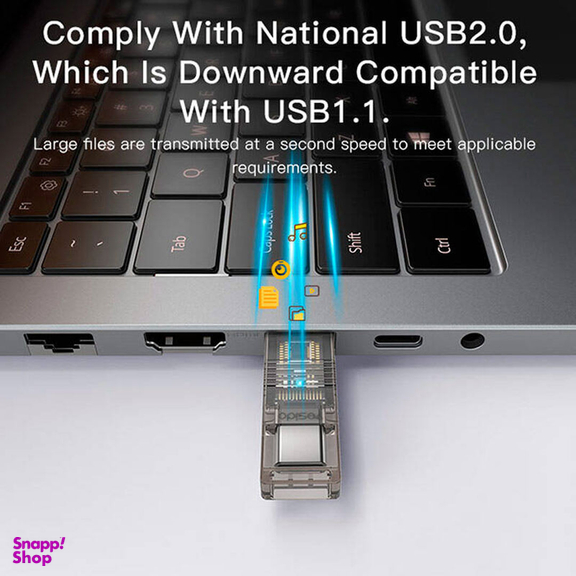 رم ریدر یسیدو مدل GS21 2in1 Type-C Plug TF