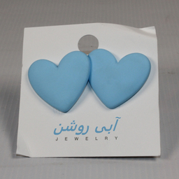 گوشواره زنانه مدل پلاس طرح قلب کد 003