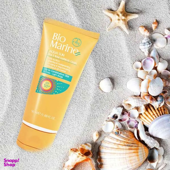 کرم ضد آفتاب فاقد چربی بایومارین مدل Aqua Sun حاوی SPF50 حجم 50 میلی لیتر مجموعه 2 عددی