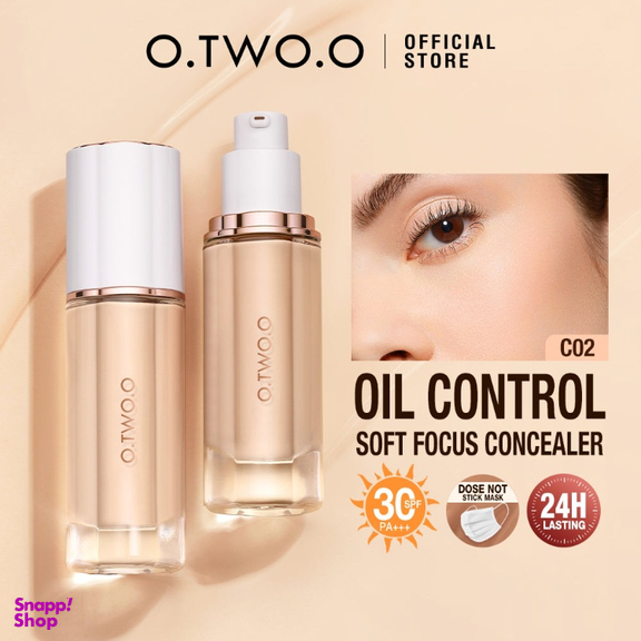 کرم پودر او تو او رنگ C01 Warm Ivory حجم 30 میلی‌ لیتر