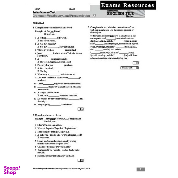 کتاب American English File Starter Second Edition اثر جمعی از نویسندگان انتشارات سپاهان