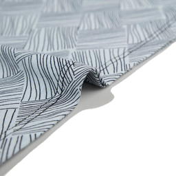 تیشرت آستین کوتاه مردانه فانتازیو مدل ژئومتریک رنگ آبی