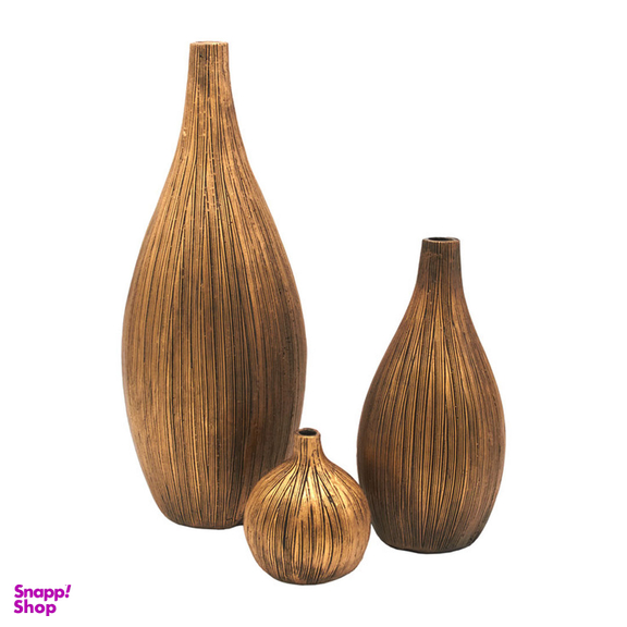 گلدان دکوری مدل A02 مجموعه 3 عددی