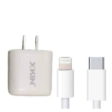 شارژر دیواری ایکس کین کد XK-HC25 به همراه کابل Type-C به Lightning