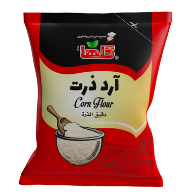 آرد ذرت گلها وزن 150 گرم بسته بندی سلفون
