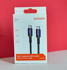 کابل تبدیل USB-C توکی مدل 100W TQ-X12 طول 1 متر