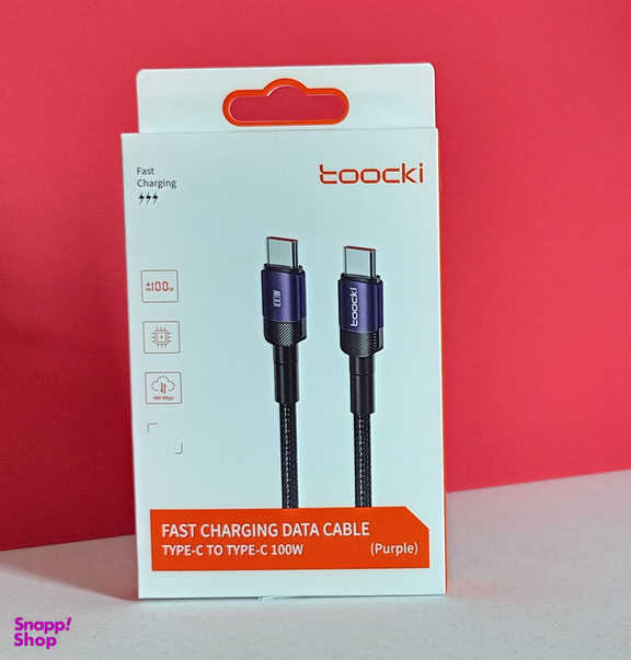 کابل تبدیل USB-C توکی مدل 100W TQ-X12 طول 1 متر