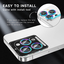 محافظ لنز دوربین بوف مدل HD-ColorLenz مناسب برای گوشی موبایل اپل Iphone 14 Pro Max / 14 Pro