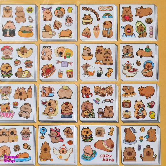 استیکر طرح کاپی بارا کد 225 بسته 100 عددی