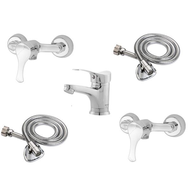 ست شیرآلات حکمت نشان مدل دیبا K مجموعه 5 عددی