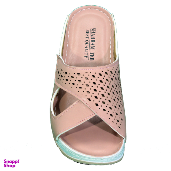 صندل زنانه شهرام طب کد 1027 رنگ صورتی