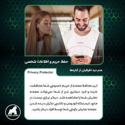 محافظ صفحه نمایش حریم شخصی کینگ کونگ مدل Tough مناسب گوشی موبایل موتورولا Moto G54