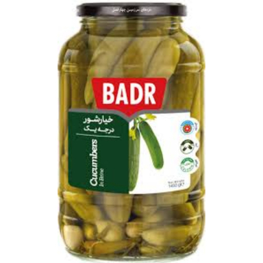 خیارشور درجه یک بدر وزن 1450 گرم