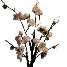 گل مصنوعی مدل شکوفه به رنگ سفید صورتی