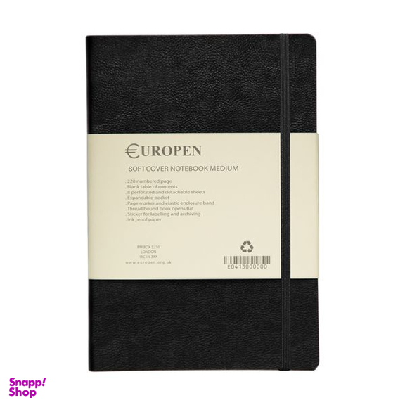 دفتر یوروپن مدل SOFTCOVER MEDIUM