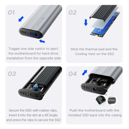 باکس هارد M.2 SSD اوریکو مدل AXM2-G2-V1