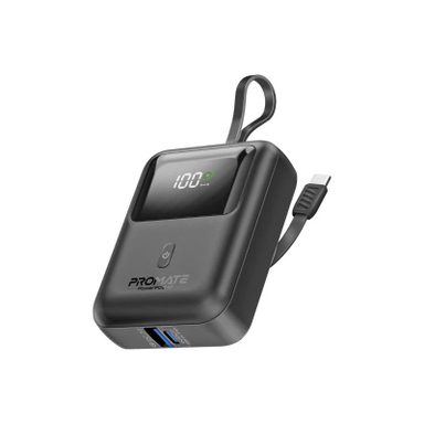 پاوربانک پرومیت مدل POWERPOD-10.BLK ظرفیت ۱۰۰۰۰ میلی آمپر ساعت