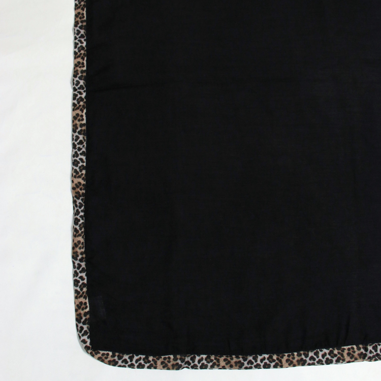 شال زنانه مدل حاشیه پلنگی کد ana9080