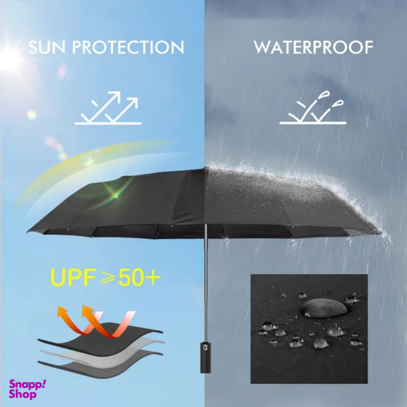 چتر اتومات 12 فنره فایبرگلاس مدل uv دار