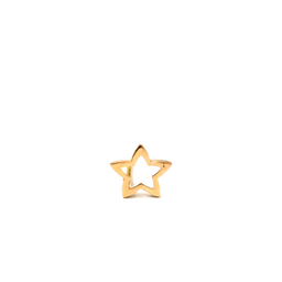 گوشواره طلا 18 عیار زنانه مدل ستاره کد 1470010