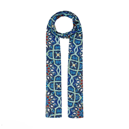 شال زنانه طرح کاشی کد 11