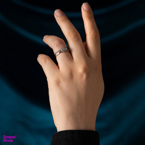 انگشتر طلا 18 عیار زنانه جواهری سون کد 2245