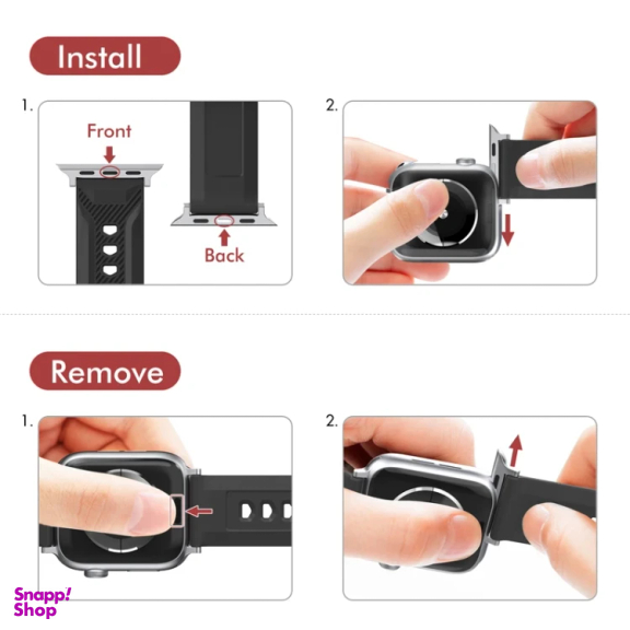 بند ساعت هوشمند آهااستایل مدل WA10 مناسب اپل واچ 4244 میلی متر