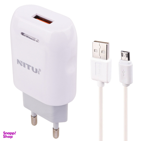 شارژر دیواری 2.4 آمپر نیتو مدل TC033 به همراه کابل MicroUSB