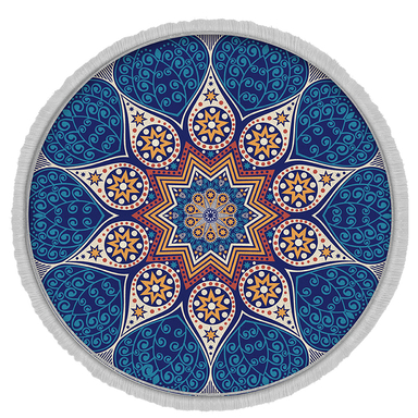 فرش ماشینی چاپی بدون تار و پور هانوکس مدل آب و کویر کد IFC.2830.04