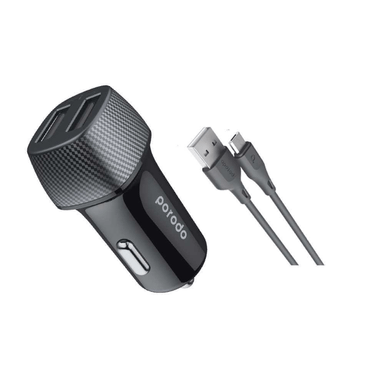 شارژر فندکی پرودو مدل PD-34CCV2C به همراه کابل USB Type-C