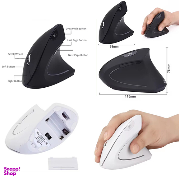 ماوس بی سیم ارگونومیک مدل JSY-6